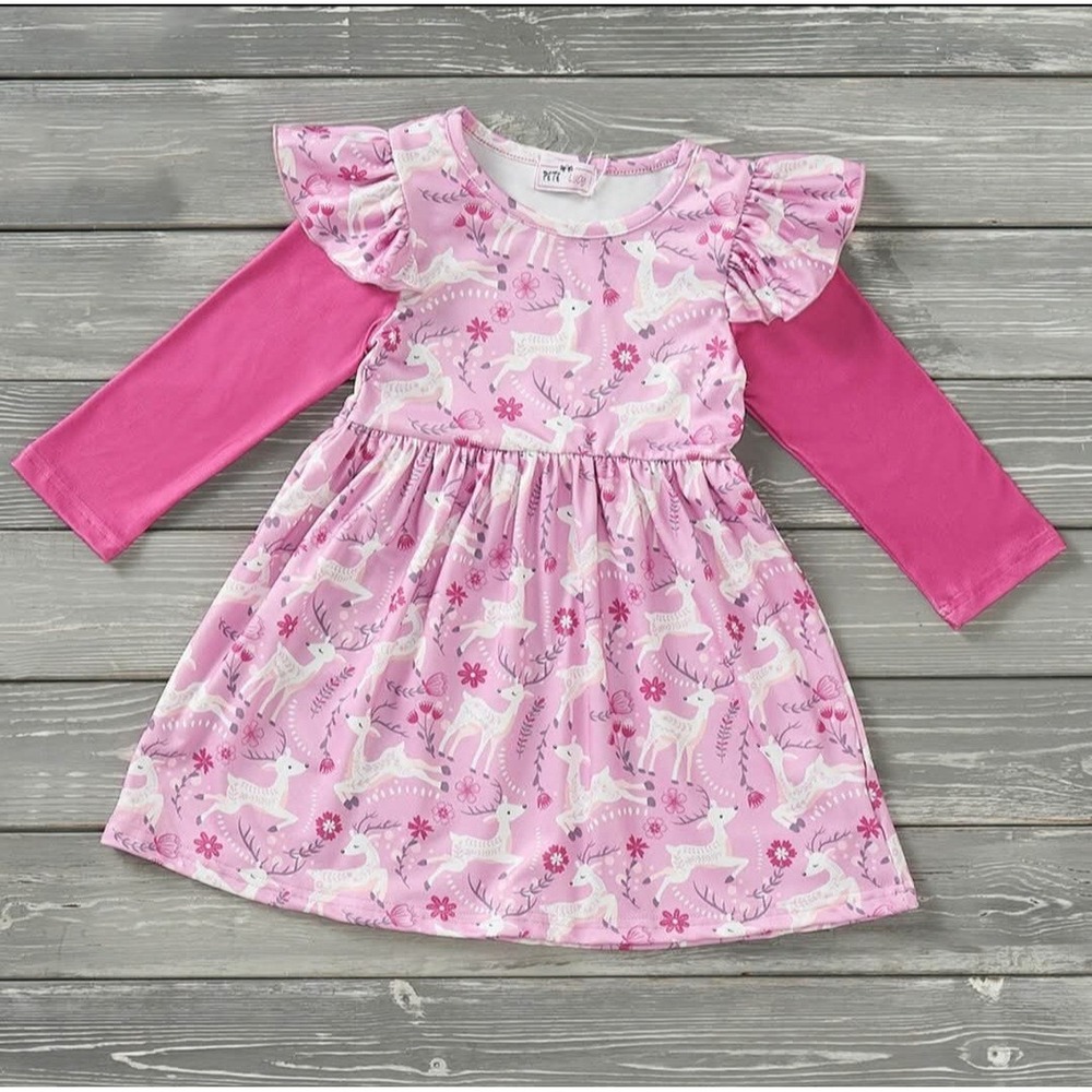 Size 5 Pete And Lucy Wanderlust Whitetail Girl‎ Dress And Headband NWT